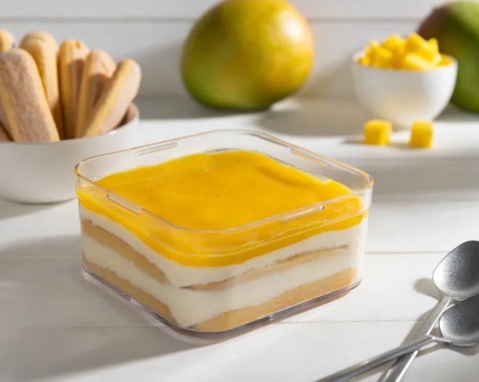 Mango Tiramisu ToGo / Mango Dessert zum Mitnehmen