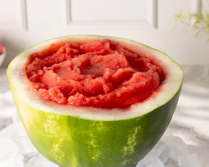 Wassermelonensorbet / aus 3 Zutaten