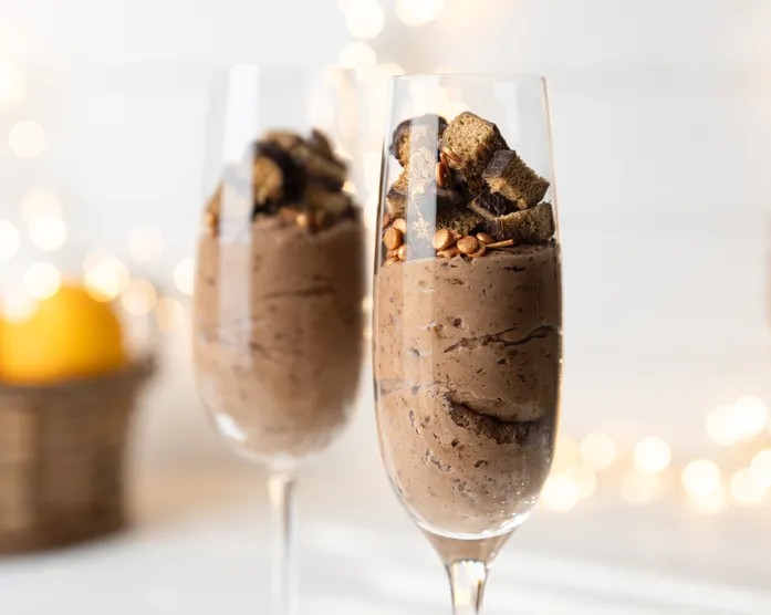 Lebkuchen-Mousse / Last-Minute Dessert