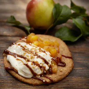 Apfel-Karamell-Cookies