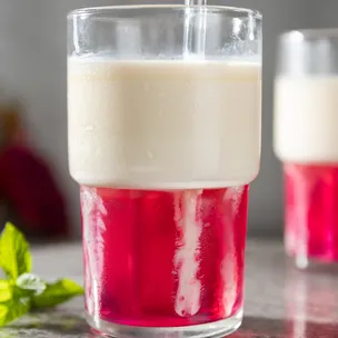 Götterspeise Kokos Getränk / Jelly Drink