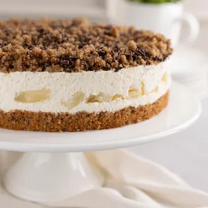 Diplomatentorte / Streuseltorte mit Ananas
