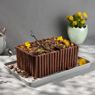 Schokoladen Tiramisu / Hochbeet Tiramisu zu Ostern