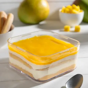 Mango Tiramisu ToGo / Mango Dessert zum Mitnehmen
