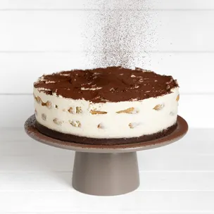 Brownie-Tiramisu-Torte / Schokoladen-Tiramisu 