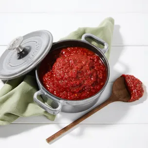 Pizzasoße / würzige Tomatensoße für Pizza