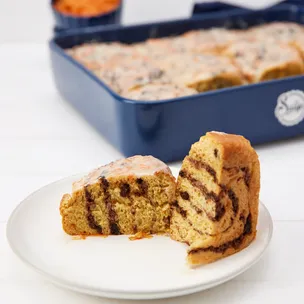 Carrot Cake Schnecken / Karotten Hefeschnecken