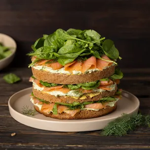 Lachs Avocado Brottorte
