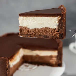 No-Bake Hazelnut Chocolate Cheesecake / Haselnuss Käsekuchen