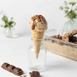 Cremiges kinder Bueno Eis / ohne Vorkochen