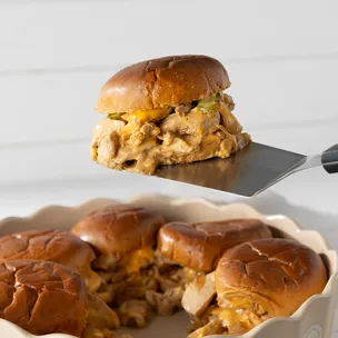 Teriyaki Chicken Cheese Sliders / Hähnchen Burger