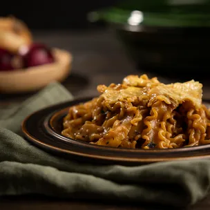 French Onion Casserole / One-Pot Nudelauflauf mit Zwiebeln