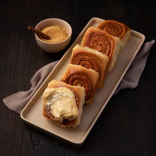 Kokos-Karamell-Zimtschnecken / mit Karamell-Topping / Betty Barclay Caramelised Vanilla