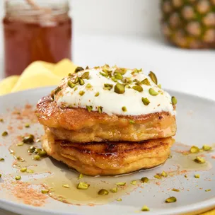 Carrot Cake Pancakes / mit Ananasfüllung
