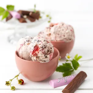 Yogurette-Eis / ohne Vorkochen