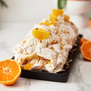 Mandarinen Baiser Rolle