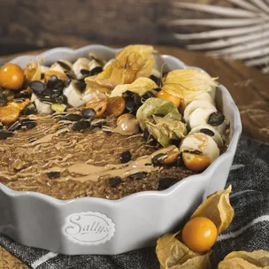Pumpkin Spice Porridge / gebackenes Frühstück