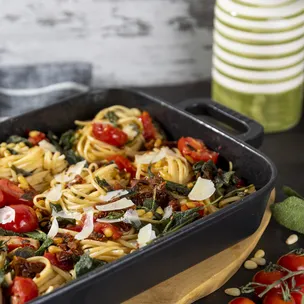 Salbei Nudeln / Sommer Pasta / schnelles vegetarisches Gericht
