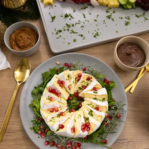 Camembert zum Weihnachtsbrunch