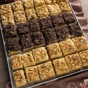 3 verschiedene Streuselkuchen vom Blech / 3 in 1