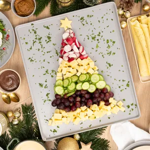 Snack Platte Weihnachtsbrunch