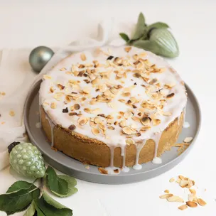 Gedeckter Apfelkuchen