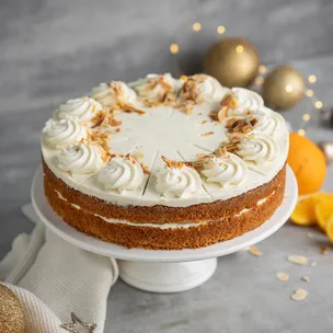 Marzipan Torte mit Orange