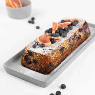 Heidelbeerkuchen mit Grapefruit