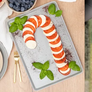 Christmas Caprese / Tomate Mozzarella Weihnachtsbrunch