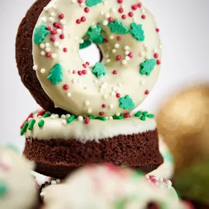 Christmas Donuts aus dem Ofen