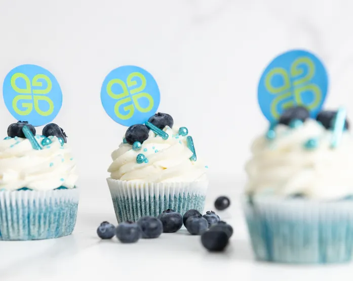 Glücksgefühle Cupcakes / Blue Ice Limo Cupcakes