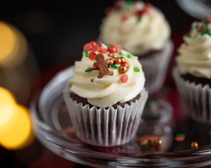 X-Mas Mini Red Velvet Cupcakes