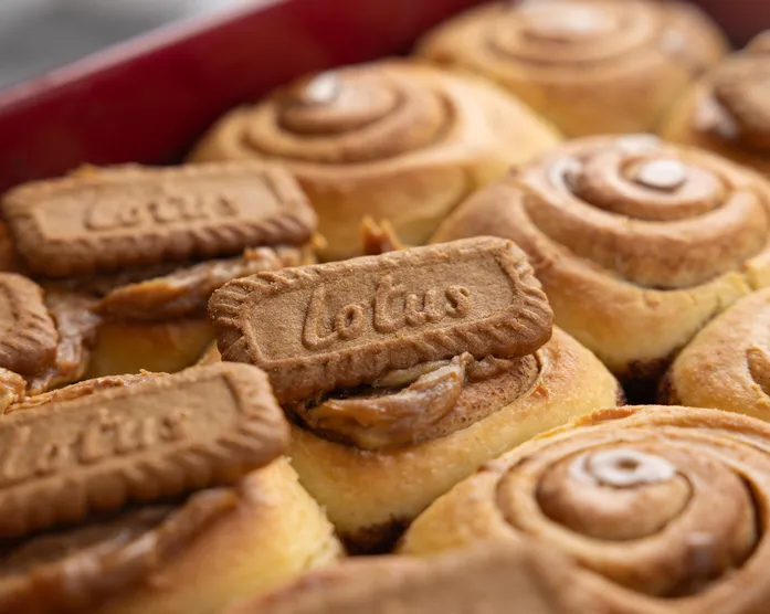 Lotus Schnecken / Weihnachtliche Zimtschnecken