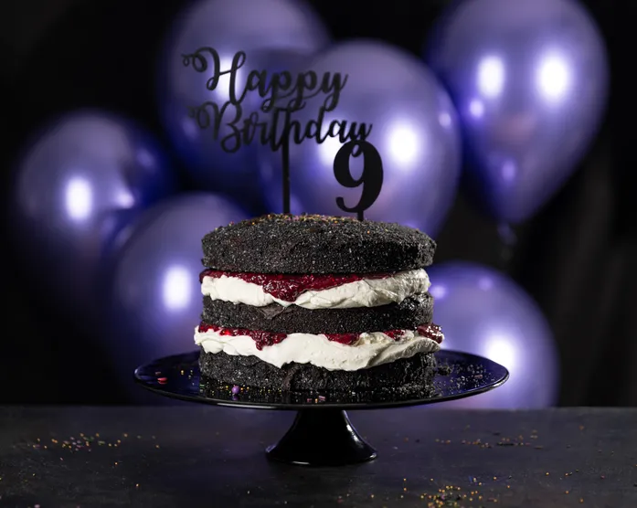 Wednesday Cake Lamington Style / Halloween Torte