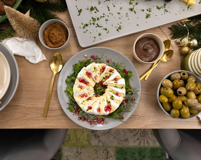 Camembert zum Weihnachtsbrunch