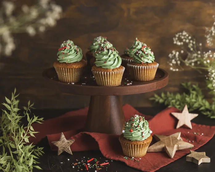 Tannenbaum Cupcakes mit Ross Antony / Zu Gast bei Sally
