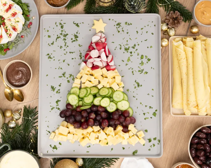 Snack Platte Weihnachtsbrunch