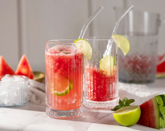 Wassermelonen-Limonade / Watermelon-Mojito alkoholfrei