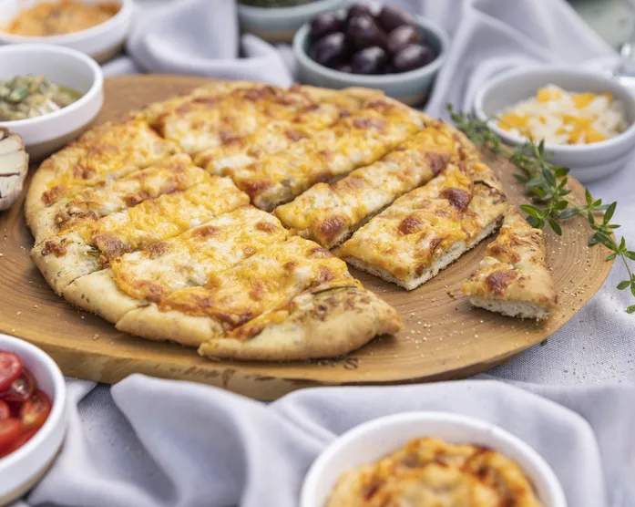 Knoblauchbrot vom Grill / Kräuter Käse Brot