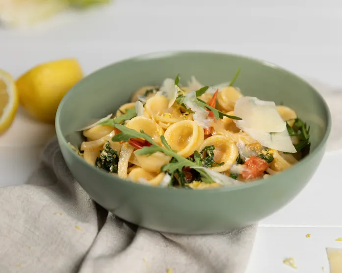 Pasta Limoni / Orecchiette mit Fenchel und Tomaten