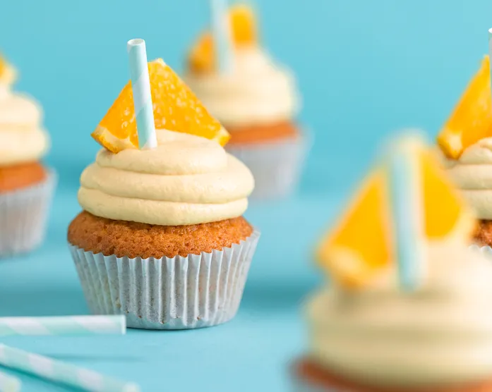 Orangenlimonaden Cupcakes