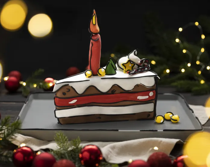 Christmas Comic Cake / Motivtorte zu Weihnachten