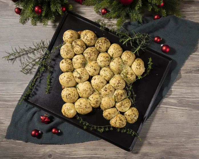 Pull-Apart Kräuterbrot mit Käse