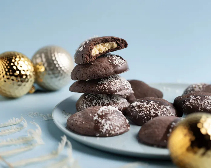 Cookies mit Kokosfüllung