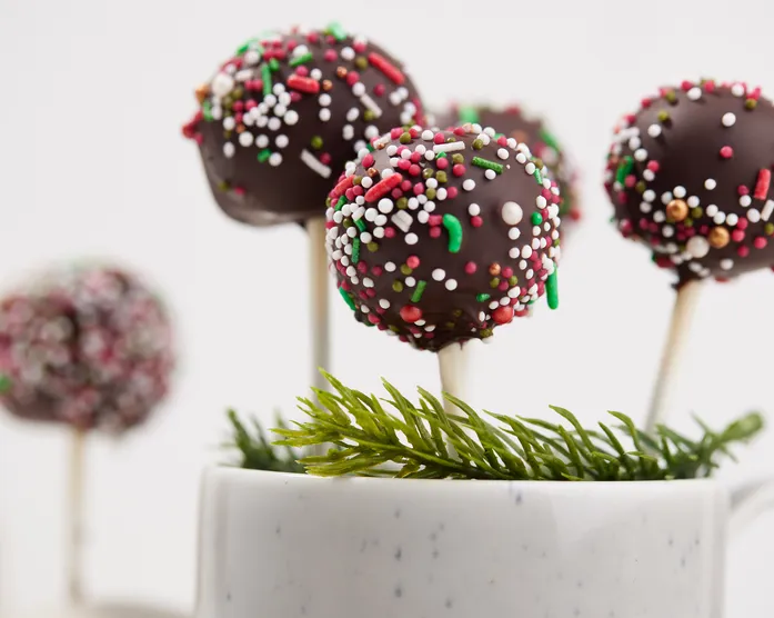 Protein Cakepops / Weihnachtliche Lollis