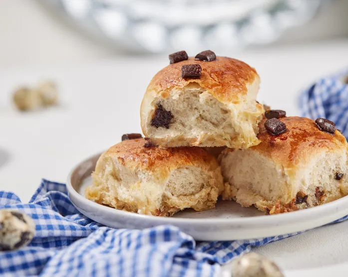 Gefüllte Schokobrötchen
