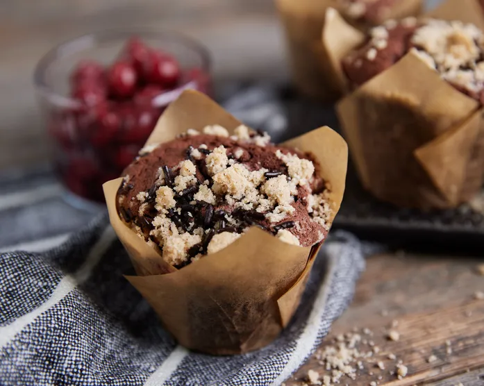 XXL Streusel Kirsch Muffins / Pimp My Backmischung