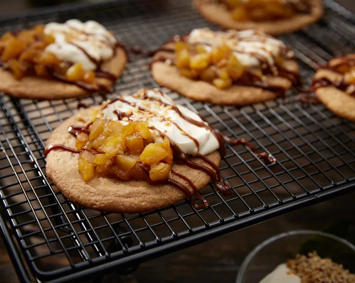 Apfel-Karamell-Cookies