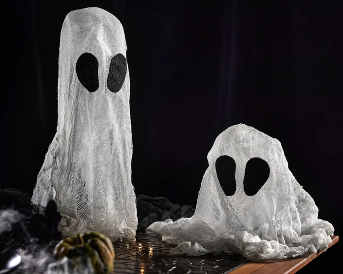 Halloween Geisterlampen DIY
