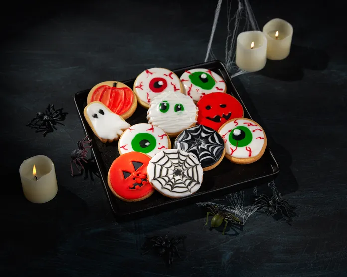 Halloween Cookies / gruselige Kekse mit Royal Icing